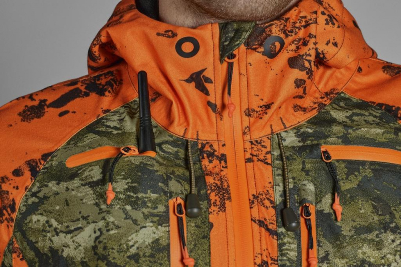 Куртка мужская Seeland Vantage jacket, InVis green/InVis orange blaze (100210658)