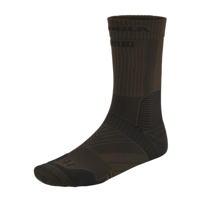 Носки мужские Harkila Trail socks, Dark olive/Willow green (170109306)
