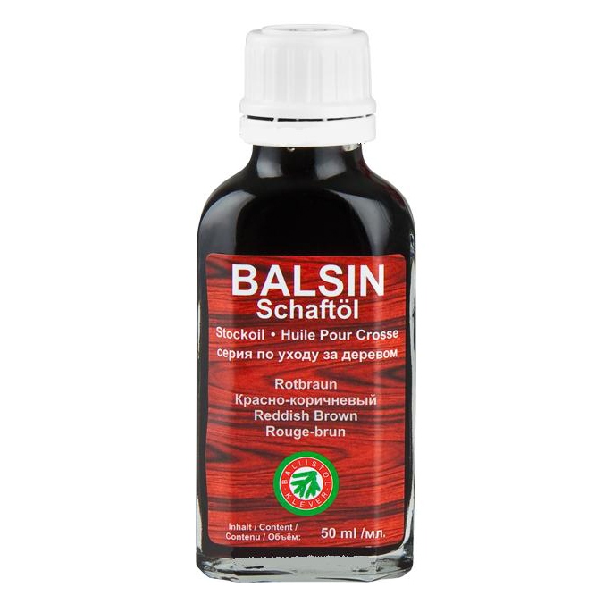 Масло для ухода за деревом Balsin stockoil, красно-коричневое, 50 мл (23060)