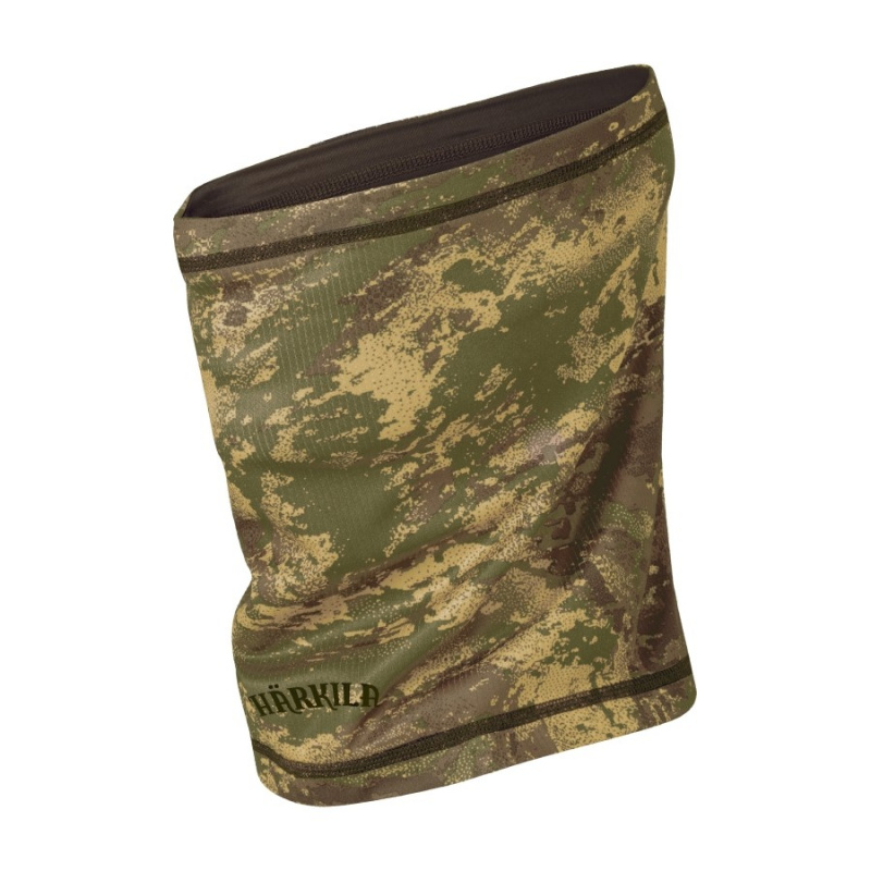Шарф мужской Harkila Lynx Reversible roll collar, AXIS MSP® Forest green (18011119799)