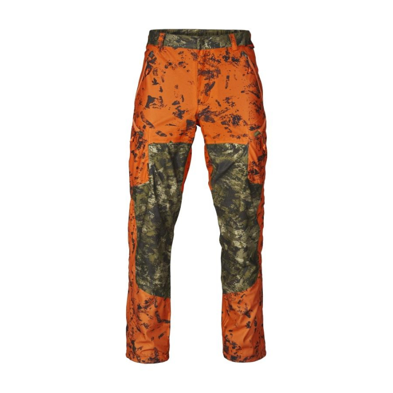 Брюки мужские Seeland Vantage trousers, InVis green/InVis orange blaze (110213258)