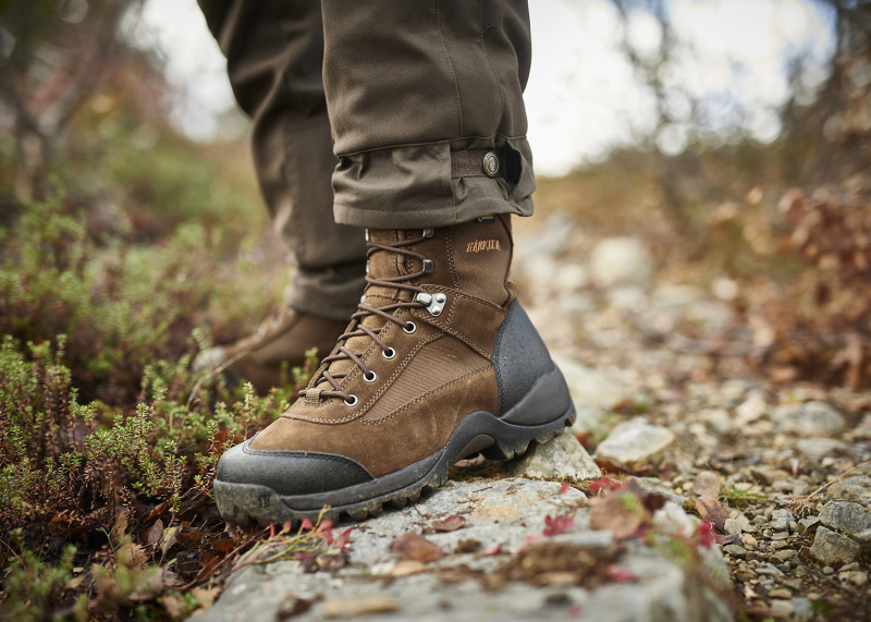 Ботинки для охоты Harkila Elk Hunter GTX 10" XL Insulated, Темно-оливковые (300109771)