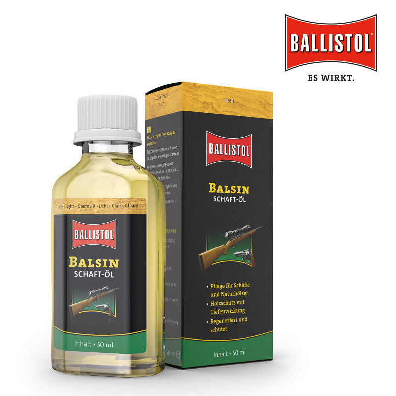 Масло светлое для ухода за деревом Ballistol Balsin, 50 мл (23030)