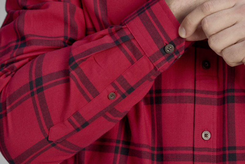 Рубашка мужская Seeland Highseat shirt, Hunter red (140210158)