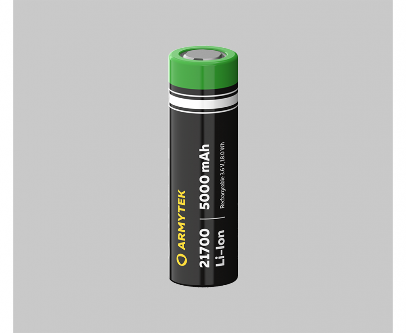 Аккумулятор Armytek 21700 Li-Lon 5000 mAh (A03601) 