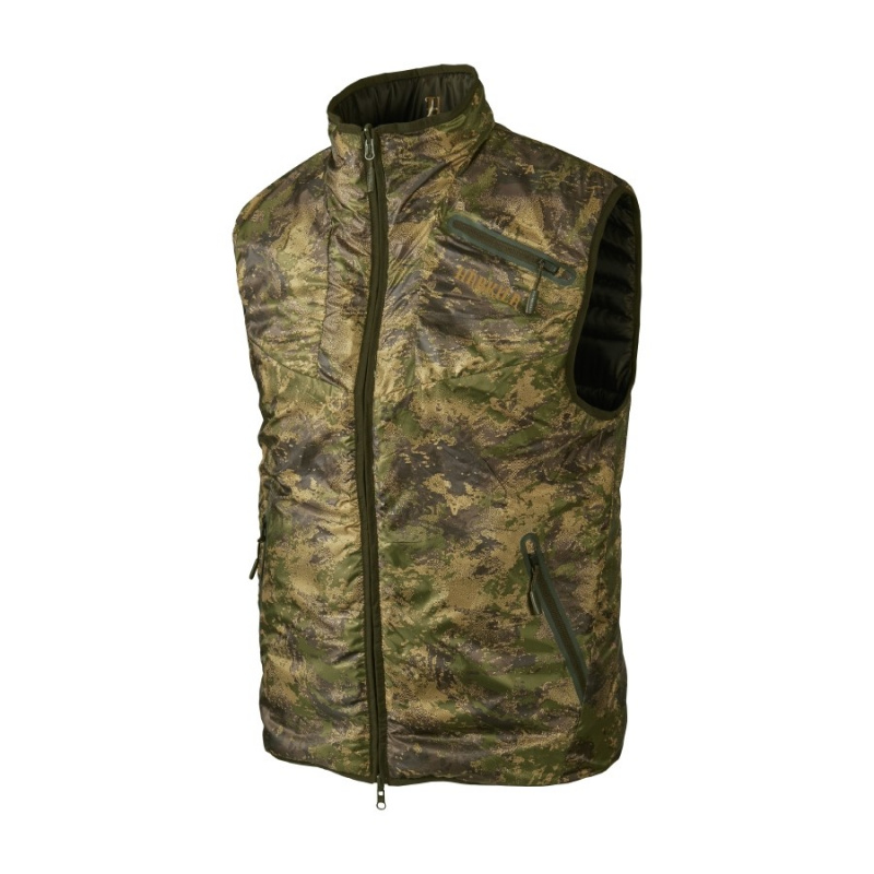 Жилет мужской Harkila Lynx Insulated Reversible waistcoat, Willow green/AXIS MSP® Forest green (120110085)