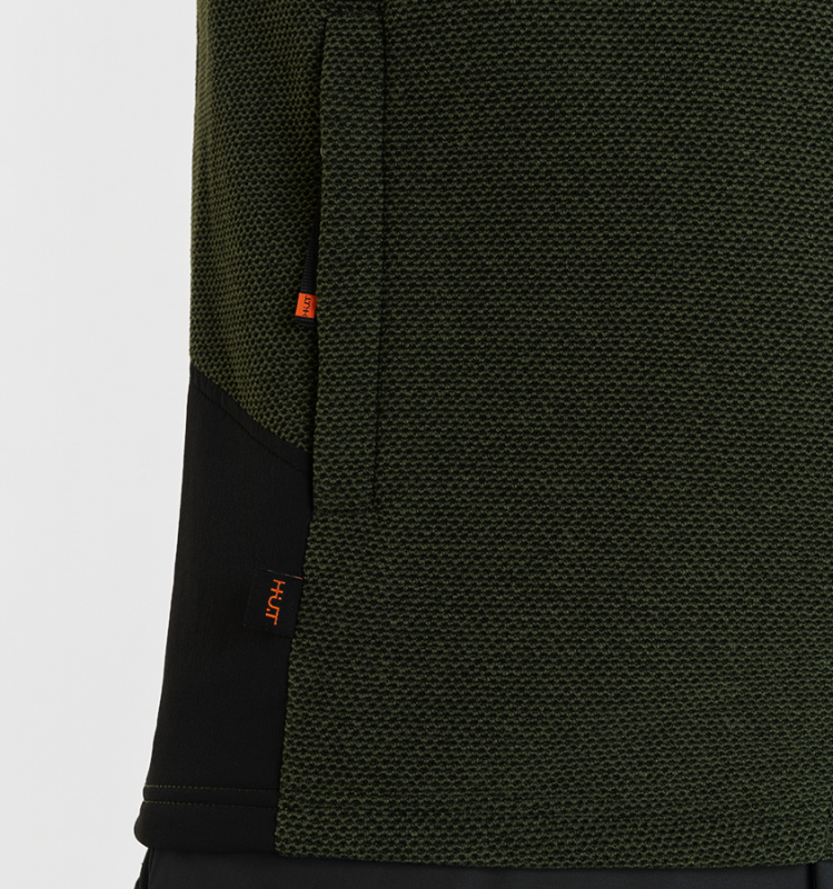 Джемпер мужской H.U.T. Urman, флисовый, хаки (H1400105-4000)