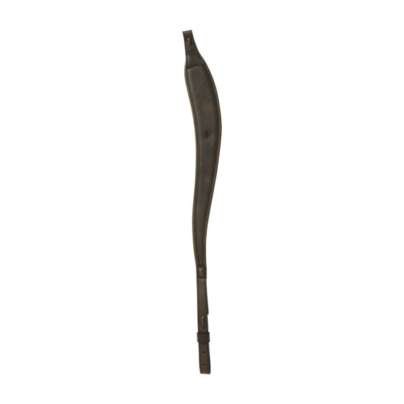 Ремень оружейный Harkila Rifle sling in leather, Dark brown (36010094236)