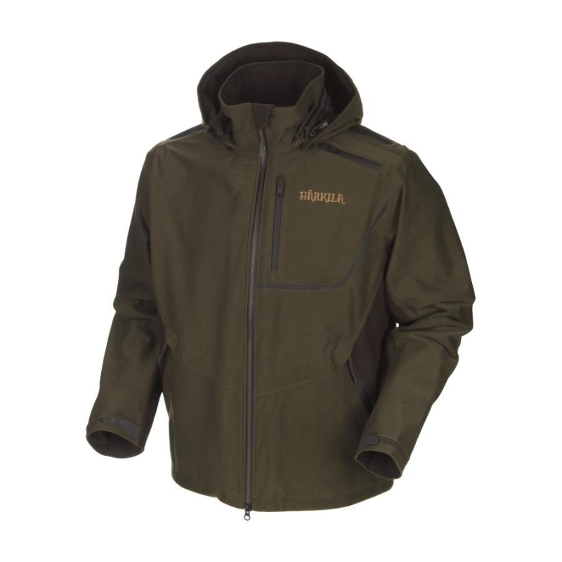 Куртка мужская Harkila Mountain Hunter jacket, Hunting green/Shadow brown (100117816)