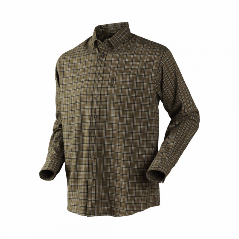 Рубашка мужская Seeland Burley, Duffel Green Check (140206427)