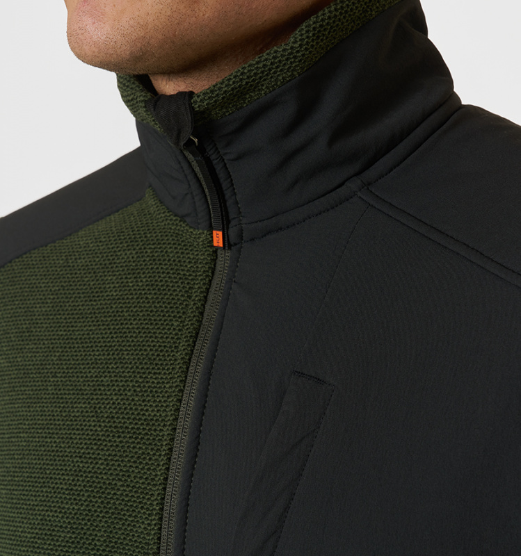 Джемпер мужской H.U.T. Urman, флисовый, хаки (H1400105-4000)