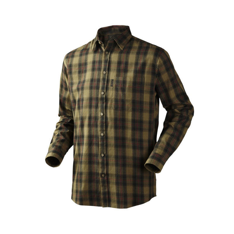 Рубашка мужская Seeland Pilton, Phantom Green Check (140206905)