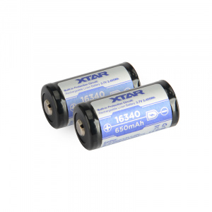 Аккумулятор XTAR 16340 650 mAh с защитой (XTAR650)