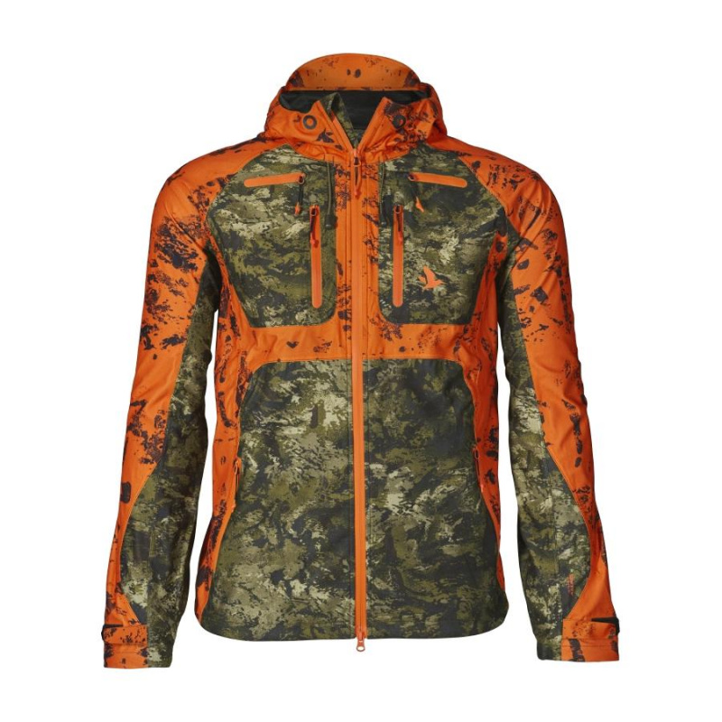 Куртка мужская Seeland Vantage jacket, InVis green/InVis orange blaze (100210658)