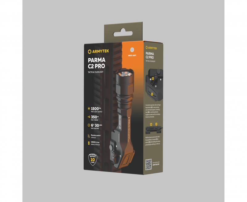 Фонарь Armytek Parma C2 Pro (F09804C)