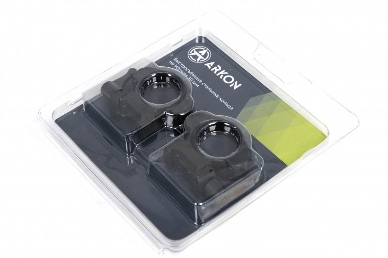 Кольца Arkon 30 мм быстросъемные на weaver, стальные, средние (Ark-30W-M-St)