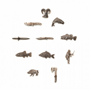 Значок в подарок охотнику Joker (IZ)