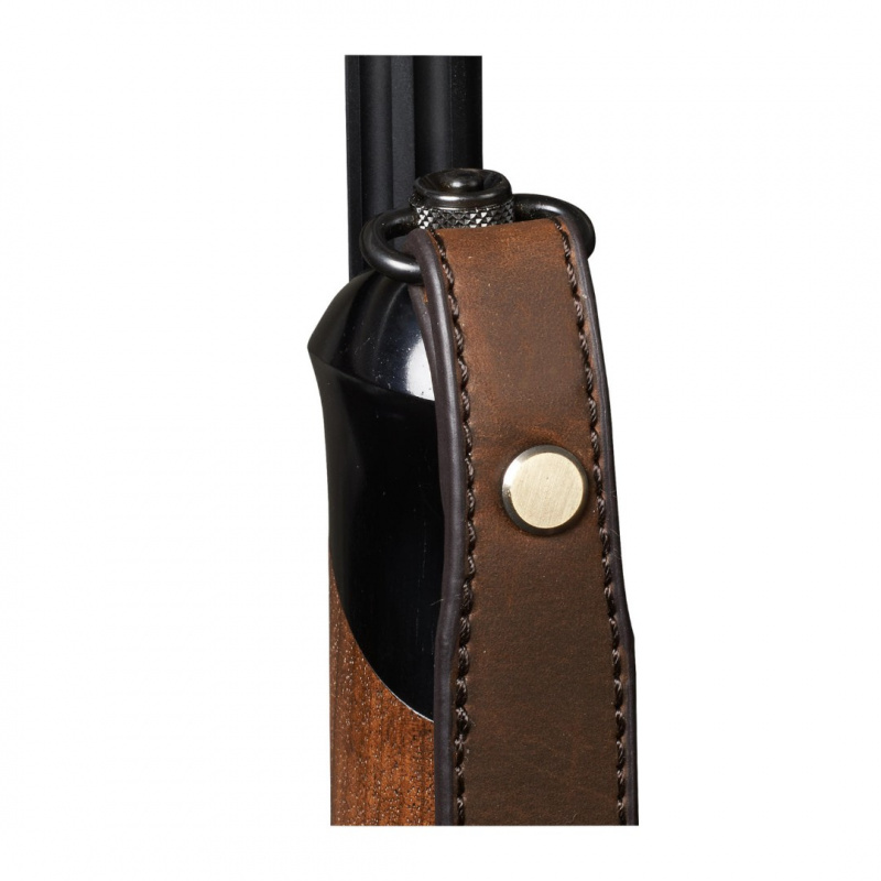 Ремень Harkila для ружья Shotgun sling in leather, Dark brown, 93 см (36010044236)