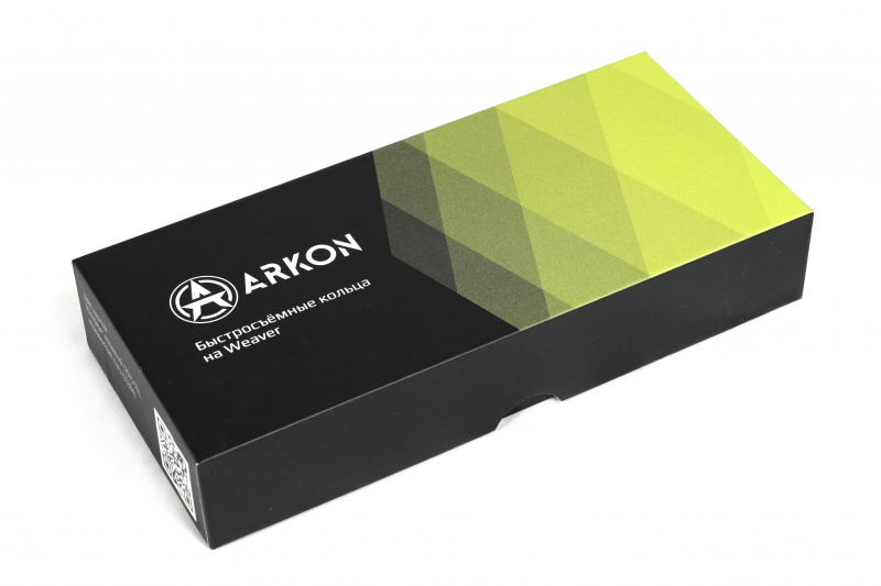Кольца Arkon 34 мм быстросъемные на weaver, высокие (Ark-34W-H)