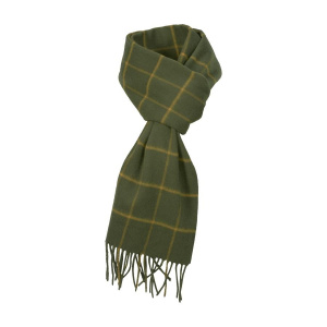 Шарф мужской Harkila Retrieve wool scarf, Green check (18011452709)