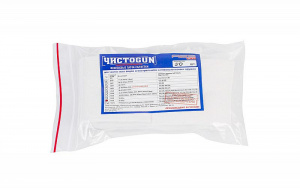 Патчи ЧИСТОGUN фланель, к.12-16, квадрат 75х75 мм, 50 шт., белый (CH-75x75/50)