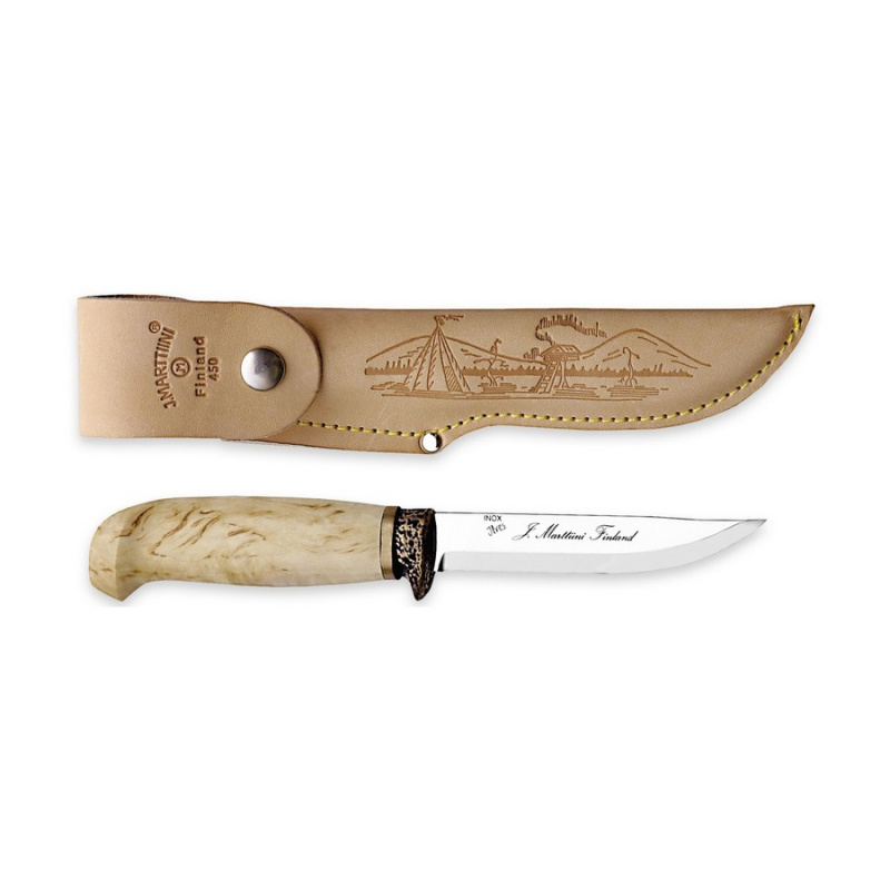 Нож Marttiini Hunting Knife с бронзовой гардой (450012)