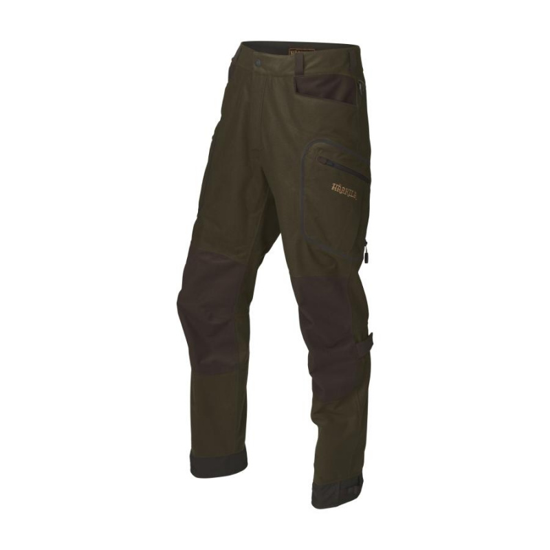 Брюки мужские Harkila Mountain Hunter trousers, Hunting green/Shadow brown (110122116)