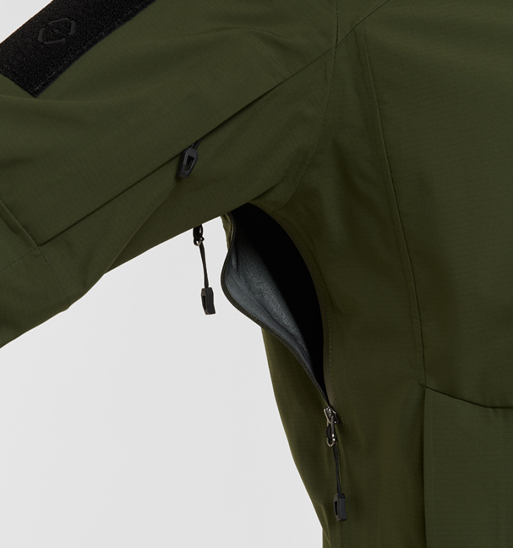 Куртка мужская H.U.T. Kivach, мембранная, хаки (H1200116-40)