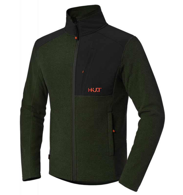 Джемпер мужской H.U.T. Urman, флисовый, хаки (H1400105-4000)