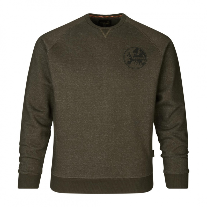 Толстовка мужская Seeland Key-Point Sweatshirt, Pine green melange (160205436)