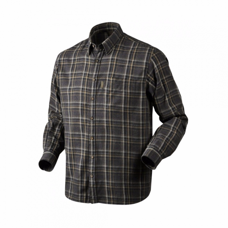 Рубашка мужская Seeland Edwin, Flint Grey Check (140206382)