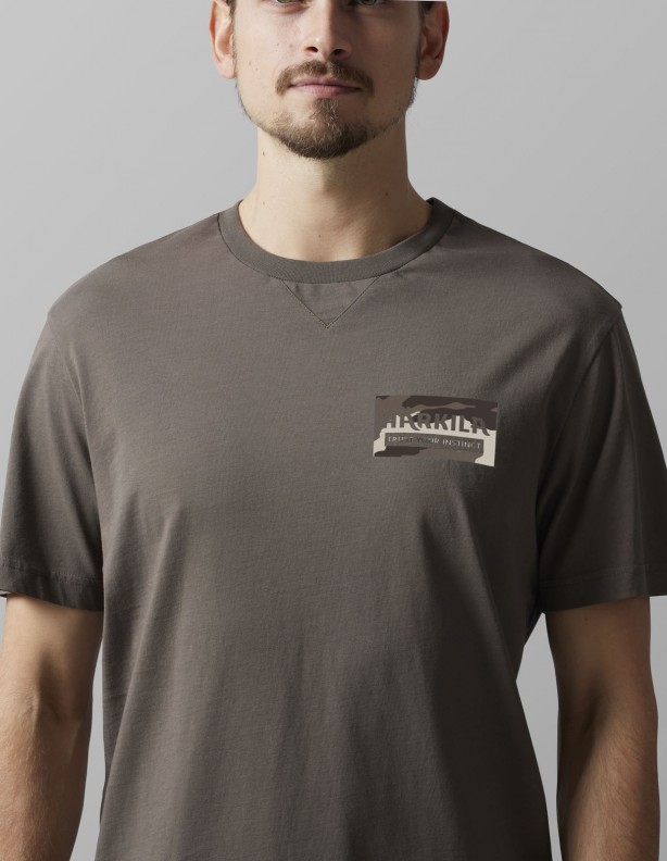 Футболка мужская Harkila Core t-shirt, Brown granite (160105747)