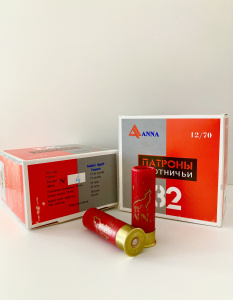 Патроны АННА дробовые 12/70, "Nobel Sport" 32 гр., "4"  (А127032-4NS)