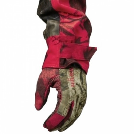 Перчатки мужские Harkila Moose Hunter 2.0 fleece gloves, MossyOak®Break-Up Country®/MossyOak®Red (190109572)
