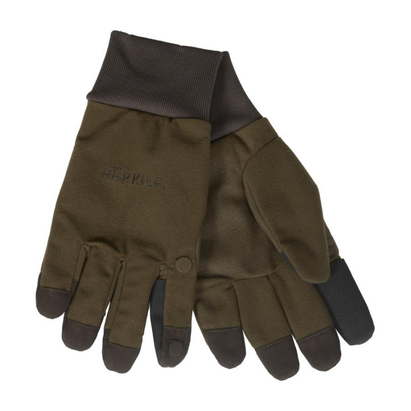 Перчатки мужские Harkila Retrieve HWS gloves, Dark warm olive (190109178)