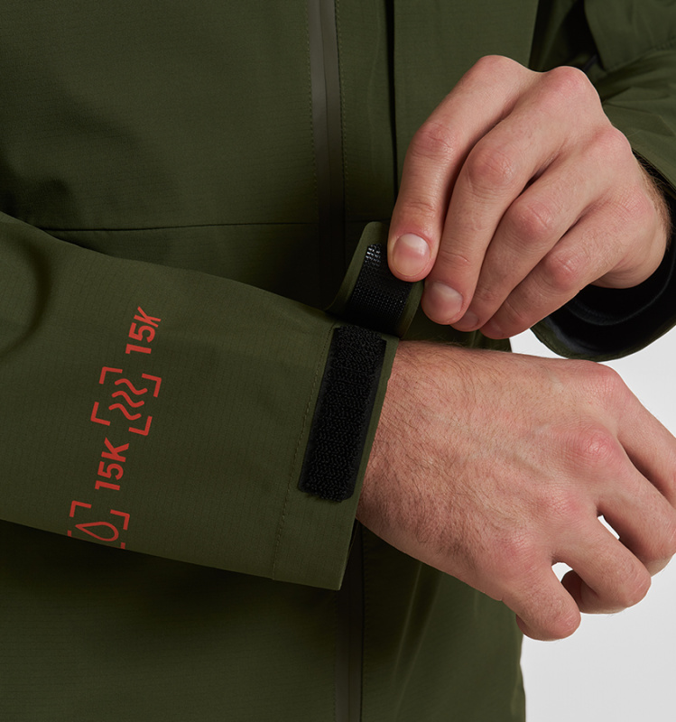 Куртка мужская H.U.T. Kivach, мембранная, хаки (H1200116-40)