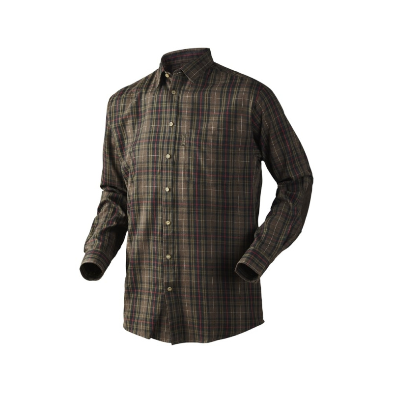 Рубашка мужская Seeland Pilton, Faun Brown Check (140206943)
