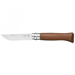 Нож Opinel серии Tradition Luxury №08, клинок 8,5см, нержавеющая сталь, рукоять - орех (002022)