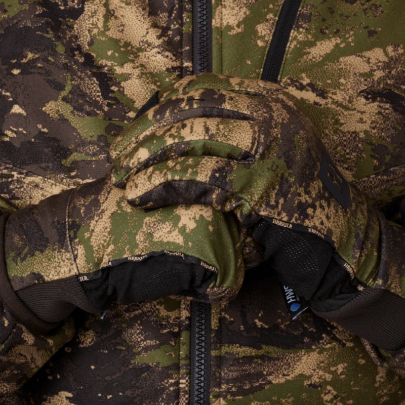 Перчатки мужские Harkila Deer Stalker camo fleece gloves, AXIS MSP®Forest  (190109297)