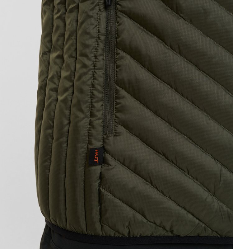 Жилет мужской H.U.T. Taiga, пуховый, пакуемый, хаки