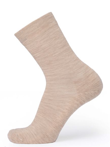 Носки женские NORVEG SOFT, из шерски мериноса, бежевый меланж (9SMWWRU-049)