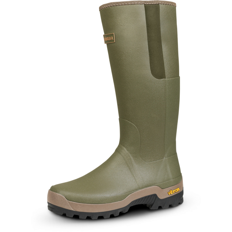 Сапоги резиновые Harkila Orton Gusset Boot, Dark olive (320100971)