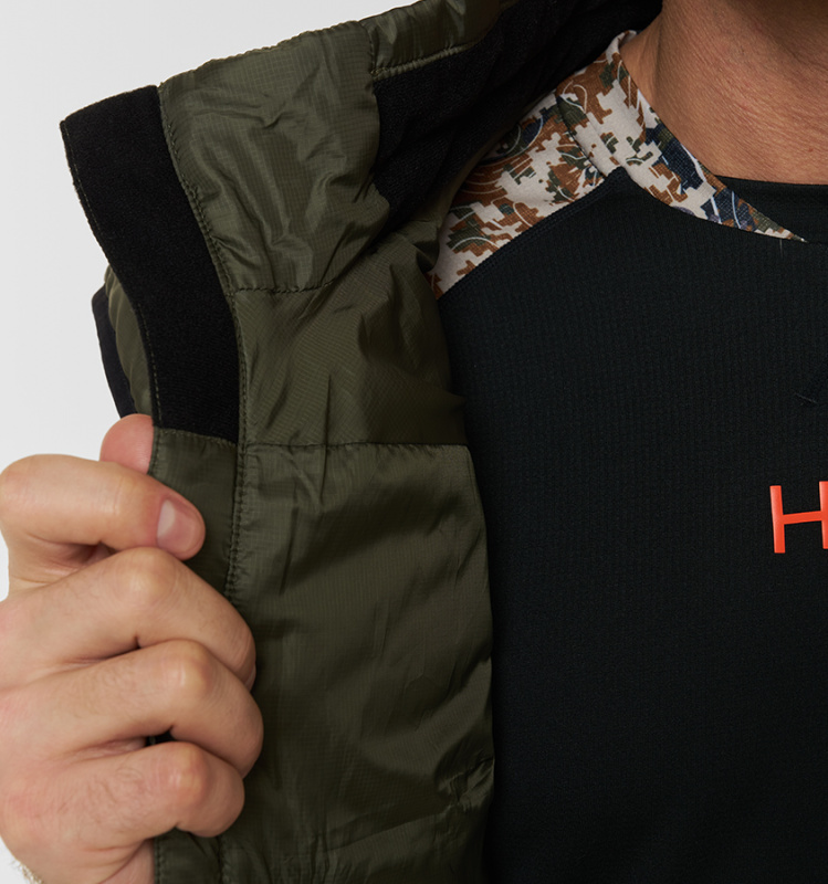Жилет мужской H.U.T. Taiga, пуховый, пакуемый, хаки