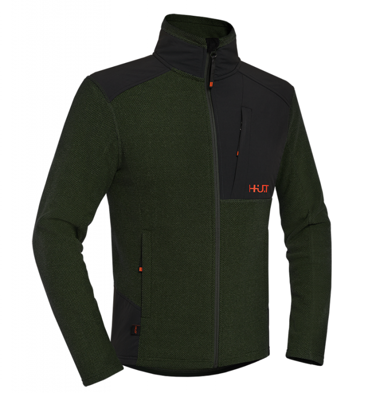 Джемпер мужской H.U.T. Urman, флисовый, хаки (H1400105-4000)