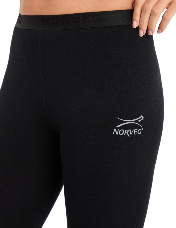 Термобрюки женские NORVEG SOFT, черные (15SWLC03RU-002)