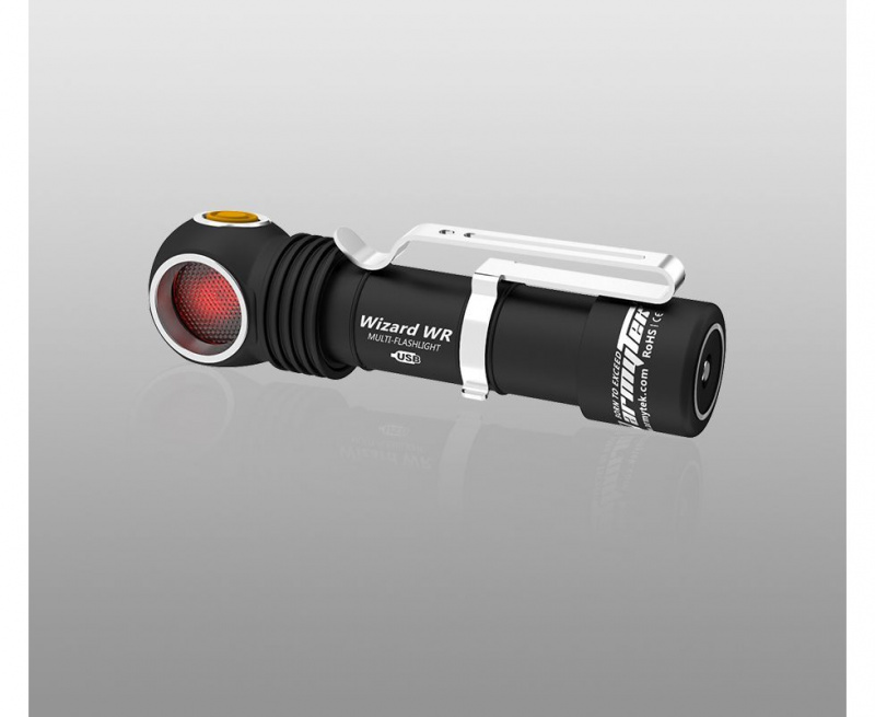 Фонраь Armytek Wizard WR Magnet USB+18650, 930/250 люмен, теплый/красный свет (F06301W)
